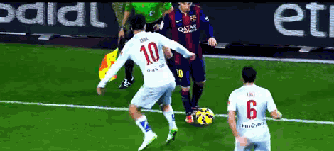 Leo Messi dribble