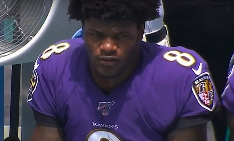 NFL Quarterback Lamar Jackson