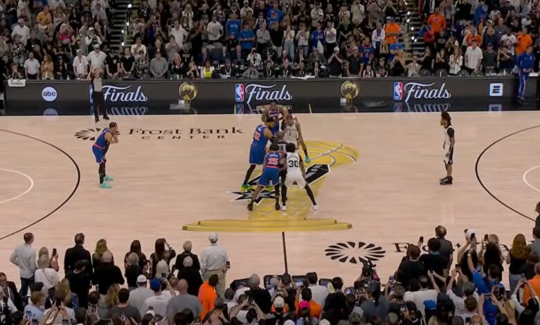 2026 NBA finals between the Knicks and the Spurs